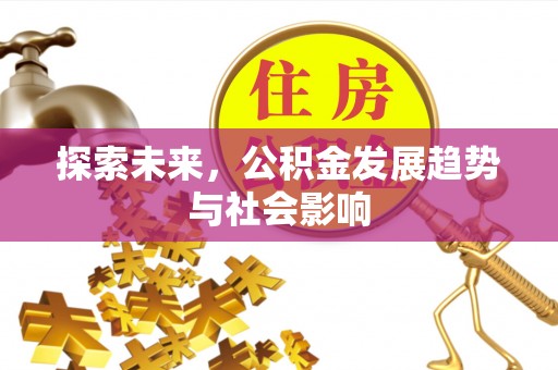 土城探索未来，公积金发展趋势与社会影响